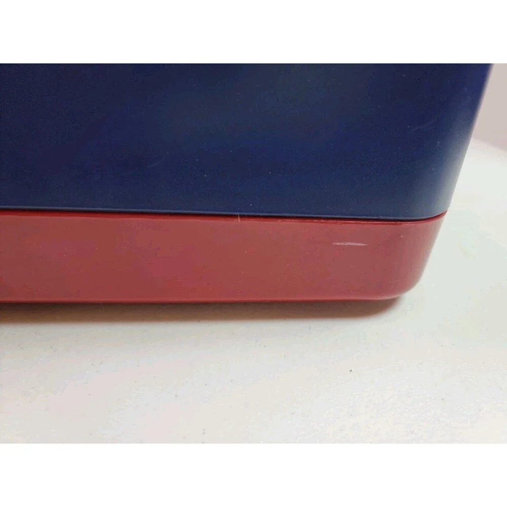 Learning Resources Pretend & Play Calculator Cash Register Toy Register Red Blue